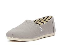TOMS Alpargata Heritage Elastico Scarpe di Tela Grigio Chiaro Donna Misura 3 - 8