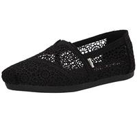 TOMS Moroccan Corchet Alpargata, Mocassino Basso Donna, Nero, 36.5 EU