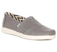 TOMS Alpargata Forti Comfort Cotone Espadrille Scarpe da Donna IN Grigio UK 4 -