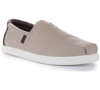 Toms Alpargata Forward Vegan Ortholite Slip On Espadrillas Grigie Uomo UK 7-12