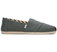 TOMS Alpargata Heritage Canvas, Mocassino basso Donna, Bonsai Green, 38.5 EU