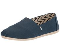 TOMS Alpargata Heritage Canvas, Mocassino basso Donna, Majorca Blue, 37.5 EU