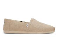 TOMS Alpargata Heritage Canvas, Mocassino basso Uomo, Natural Undyed, 41 EU