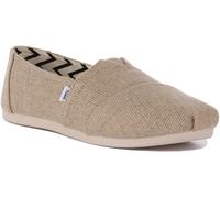 TOMS Alpargata Heritage Non Tinti Espadrillas IN Tela Naturale Da Donna UK 3 - 8