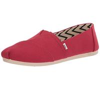 TOMS Alpargata Loafer Flat, Mocassino Basso, Rosso, 42.5 EU