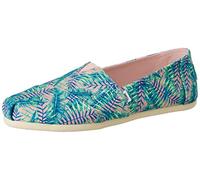 TOMS Alpargata Print, Mocassino Basso Donna, Pink Palm, 36.5 EU