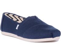 TOMS Alpargata Riciclato Cotone Espadrille Scarpe Blu Navy Donna Misura 3 - 8