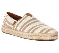Toms Alpargata Rope 2.0 Espadrillas Da Uomo In Beige Marrone UK 7 - 12
