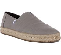 Toms Alpargata Rope 2.0 Juta Avvolta Suola Espadrillas Grigie Uomo UK 7 - 12