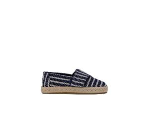 TOMS Alpargata Rope 2.0, Mocassino Basso, Navy Nautical Stripe, 23.5 EU
