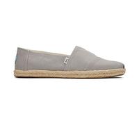 TOMS Alpargata Rope Classic, Mocassino Basso Uomo, Medium Grey, 42.5 EU