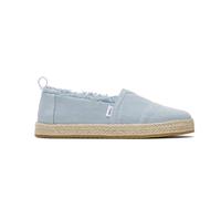 TOMS Alpargata Rope, Mocassino Basso Bambine e Ragazze, Pastel Blue Washed Denim, 31.5 EU