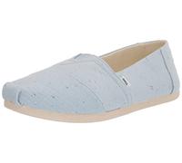TOMS Alpargata Speckled, Mocassino basso Donna, Pastel Blue Speckled, 35.5 EU