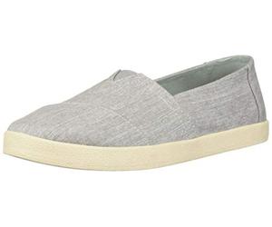 TOMS Avalon, Mocassino Donna, Light Grey, 42.5 EU