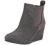 TOMS Bailey, Stivaletto Donna, Gunmetal Suede, 40 EU