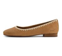 TOMS Briella, Ballerine Donna, Punto Decorativo in Pelle Scamosciata Marrone Zucchero, 43.5 EU
