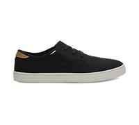 TOMS Carlo, Sneaker Uomo, Black White, 46 EU
