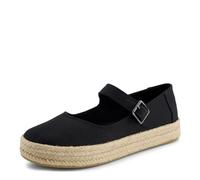 TOMS Carolina Mary Jane Espadrillas Nere da Donna in Poliestere - EUR 38.5
