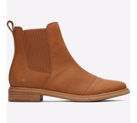 Toms Charlie Classico da Donna Moda Slip On Camoscio Stivaletti Marrone Chiaro