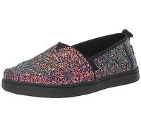 TOMS Classic Alpargata, Mocassino Basso Bambine e Ragazze, Black Chunky Glitter, 32.5 EU