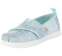 TOMS Classic Alpargata, Mocassino Basso Bambine e Ragazze, Light Mint Cosmic Glitter, 21 EU
