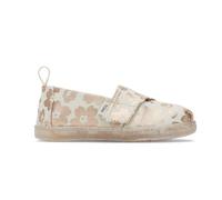 TOMS Classic Alpargata, Mocassino Basso Bambine e Ragazze, Natural Foil Ojai Floral Print, 35.5 EU