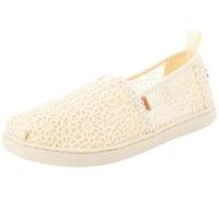 TOMS Classic Alpargata, Mocassino Basso Bambine e Ragazze, Natural Moroccan Crochet, 27 EU