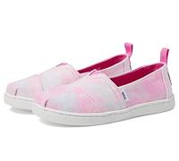 TOMS Classic Alpargata, Mocassino basso Bambine e ragazze, Neon Pink Multi Tie Dye, 22 EU