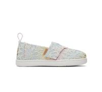 TOMS Classic Alpargata, Mocassino Basso Bambine e Ragazze, Parfait Pink Ombre Floral Lace, 36.5 EU