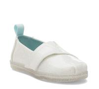 TOMS Classic Alpargata, Mocassino Basso Bambine e Ragazze, White Confetti Coated Glitter, 35.5 EU