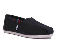 Toms Classic Pull On Canvas Espridrille Flat Da Donna Grigia Taglia EU 36-42