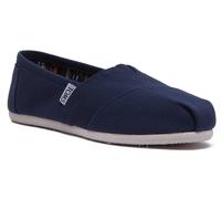 Toms Classic Pull On Canvas Espridrille Flat Da Donna Grigia Taglia EU 36-42