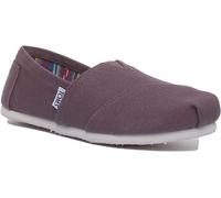 Toms Classic Pull On Canvas Espridrille Flat Da Donna Grigia Taglia EU 36-42