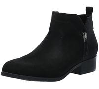 TOMS Dalia, Stivaletto Donna, Black Suede Heritage Canvas, 36.5 EU