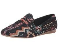 TOMS Darcy, Ballerine Basse Donna, Black Patchwork Global Woven, 37.5 EU