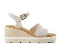 Toms Darya Sandali Da Donna Zeppa Piatta Estate Spiaggia Eleganti Naturale Beige