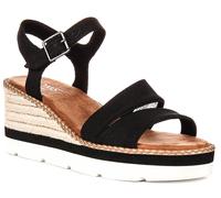 Toms Darya Wedge Eva Pull On Outsole Sandali Da Donna In Nero EU37-41