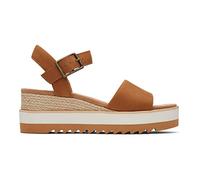 TOMS Diana Zeppa in Pelle per Donna Color Cuoio - EUR 36.5
