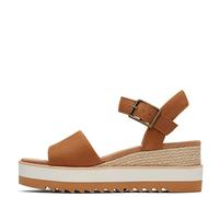 TOMS Diana Zeppe In Pelle Marrone Da Donna - EUR 38.5