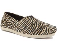 TOMS Donna Alpargata Leggero Ortholite Scarpe Sportive IN Zebra Misura UK 3 - 8