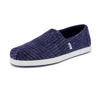 TOMS Espadrillas Alp FWD da Uomo, a Righe Blu Navy, Taglia 42, Navy Cozy Stripe, 45 EU