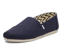 Toms Espadrillas Uomo Alpargata Classic Cotton Navy, Marina Militare, 43 EU