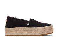 TOMS Valencia, Mocassino Basso Donna, Black Canvas, 41 EU