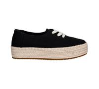 TOMS - Espadrillas Zeppa Valencia con Lacci - - Shoes - Donna - Nero - 38 1/2 EU