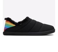 Toms Ezra Classic Ciabatte Donna Rainbow Convertible Tacco Nero Slip On