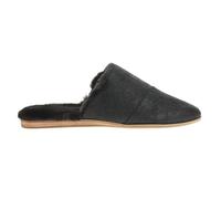 TOMS Giada, Ciabatte Donna, Pelliccia Sintetica Scamosciata Nera Metallizzata, 42.5 EU