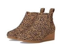 TOMS Girl's Clare Boot, Toffee Flocked Mini Cheetah, 11.5 UK Child