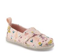 TOMS Girl's Classic Alpargata Loafer Flat, Ballet Pink Glitter Fairy Garden, 37.5 EU
