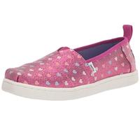 TOMS Glitter Alpargata, Mocassino Basso Bambine e ragazze, Pink Fuchsia, 34 EU