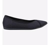 Toms Katie Donna Scarpe Ballerina Slip On In Cotone Nero